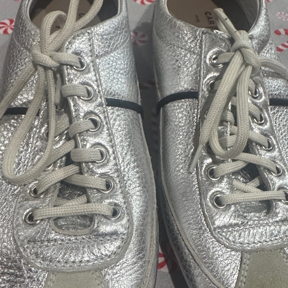 Prada Silver and Gray Women's Shoes - Picture 12 of 13